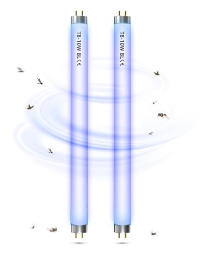 Tube UV Lampe Anti-Insectes 2 Pièces FSL BL T8 F10W 13 Pouces - Compatible 10W/20W